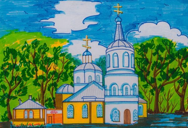 Детские рисунки собора