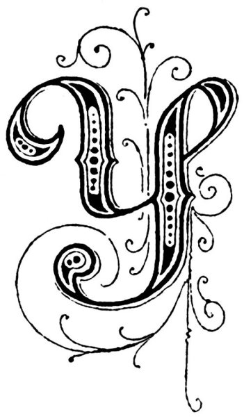 Красивая буква а заглавная