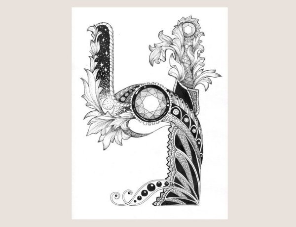 Буквы с узорами русские