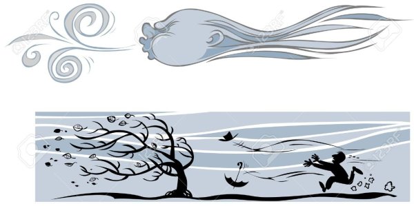 Ветер силуэт