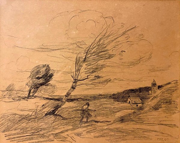 Камиль коро рисунки