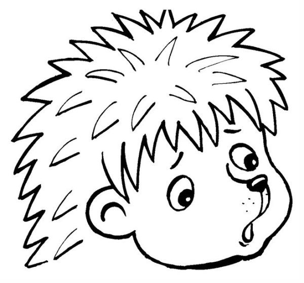 Маска ежика