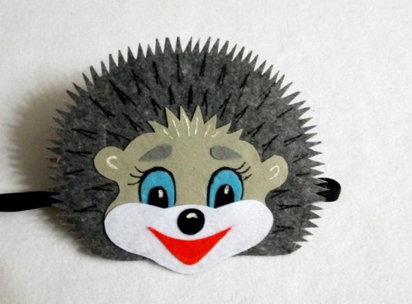 Маска шапочка Ёжик