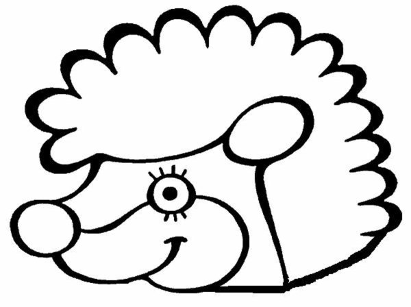 Раскраска Ёжик