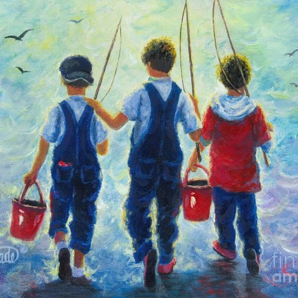 Три мальчика картина