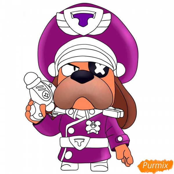 Значок Генерала Гавс из БРАВЛ старс