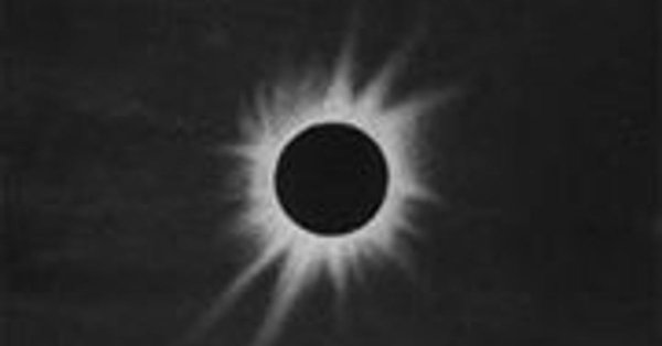 Солнечное затмение зарисовка