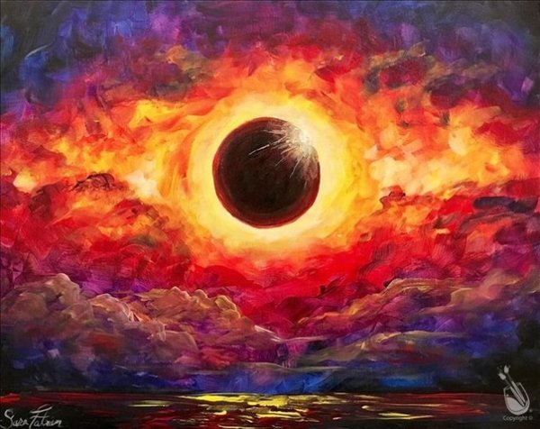 Затмение живопись