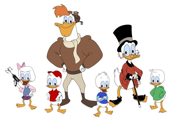Герои мультфильма Скрудж макдак Утиные истории
