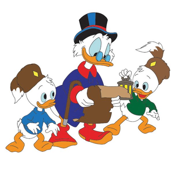 Герои мультфильма Скрудж макдак Утиные истории