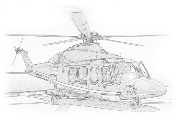 Aw139 чертеж