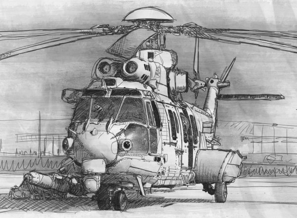 Вертолет ми 8 рисунок