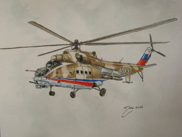 Рисунки вертолета ми 24 ВВС России