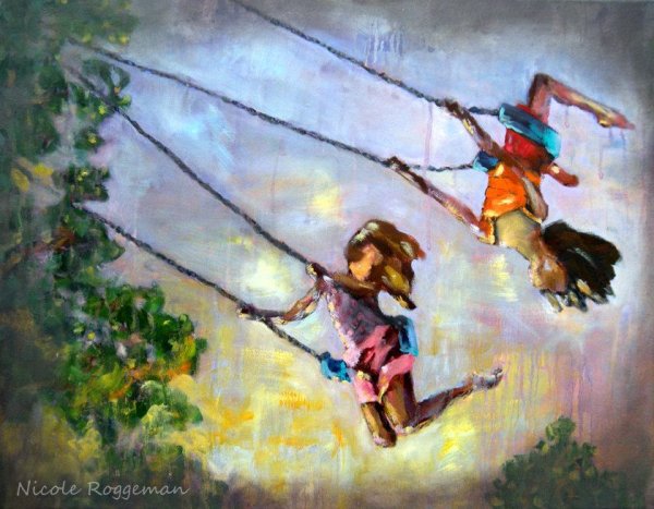 Крылатые качели картина