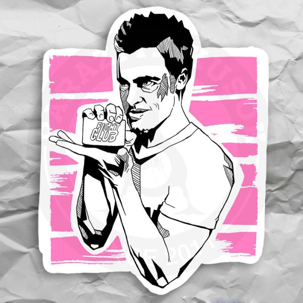 Стикеры Тайлер Дерден