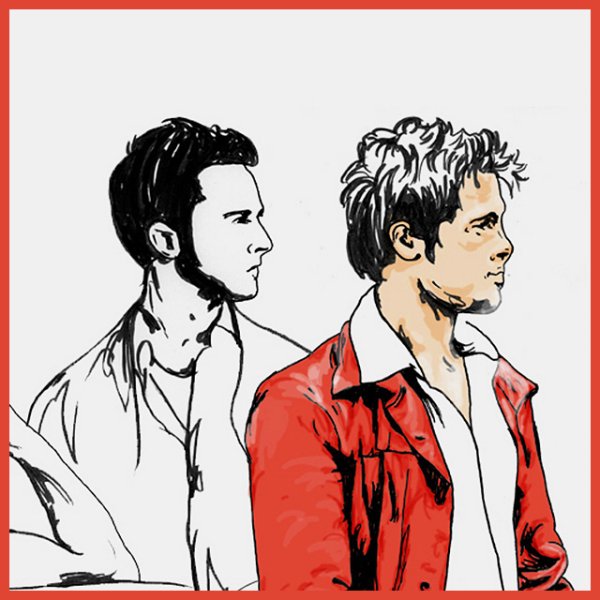 Бойцовский клуб трафарет