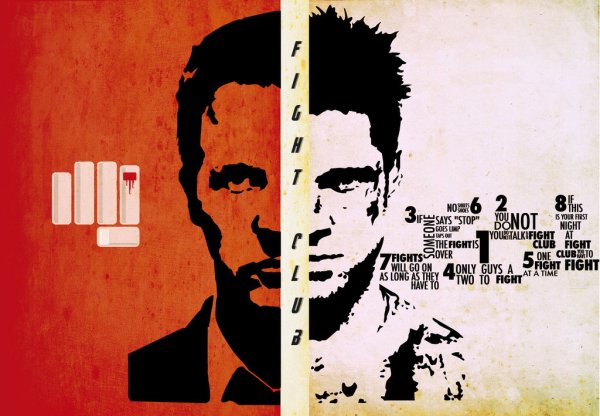 Бойцовский клуб Постер без надписей