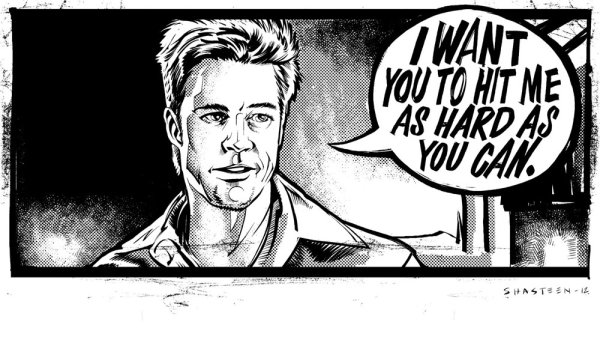 Бойцовский клуб комикс Тайлер