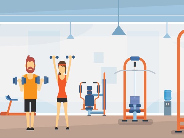 Спортзал для презентации