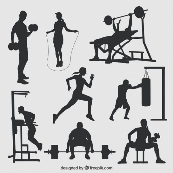 Трафарет тренажерных залов