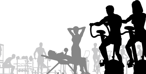 Спортзал силуэт