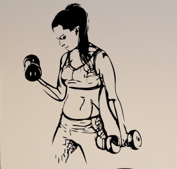 Фитнес иллюстрации