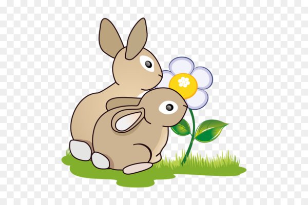 Кролик мультяшный вектор