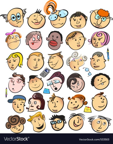 Мордочка человека