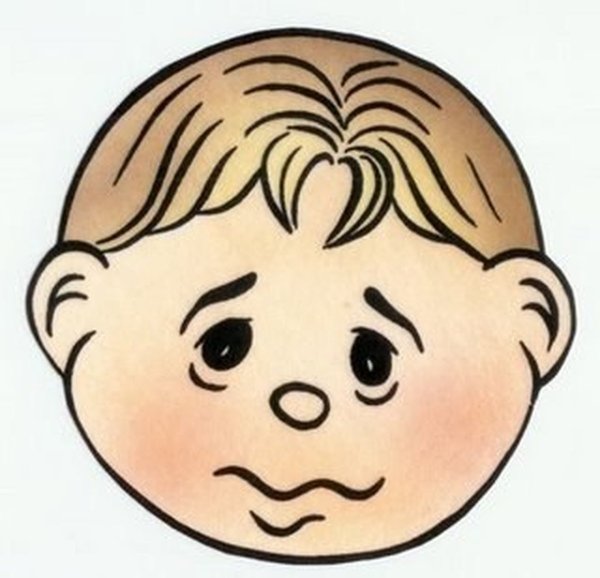 Карточки с мимикой лица для детей