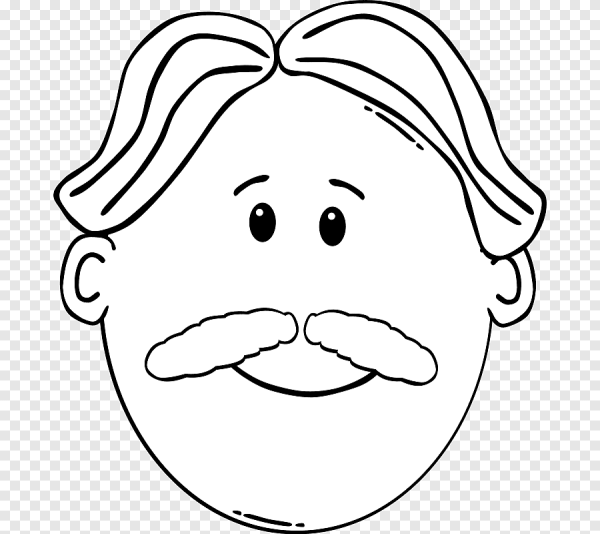 Лицо человека раскраска