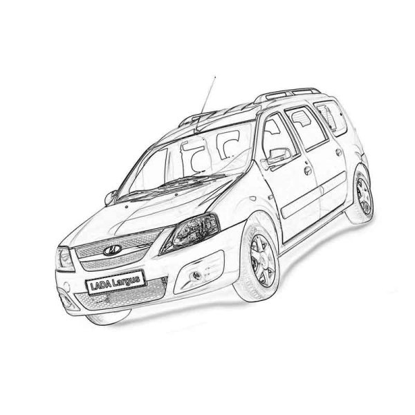 Лада Ларгус фургон сбоку