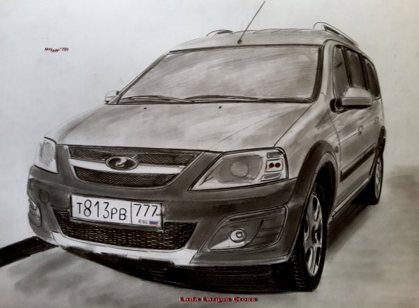 Лада Ларгус разукрашки