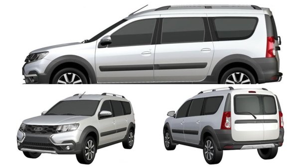 Чертеж машина Лада Калина