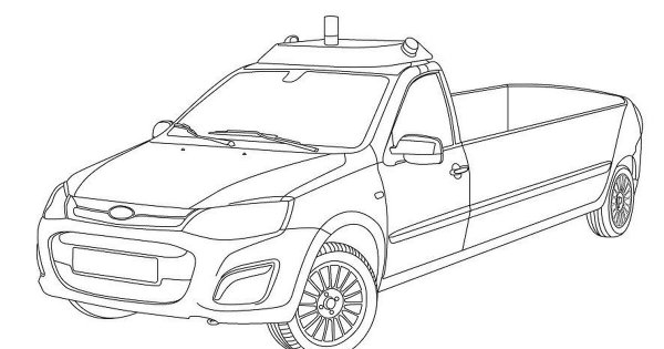 VW Caddy Maxi чертеж