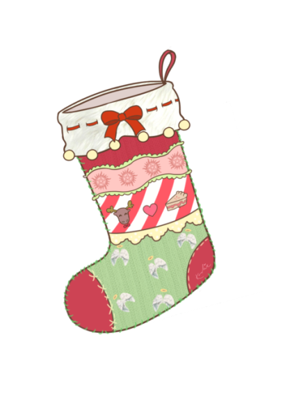 Новогодний сапожок раскраска