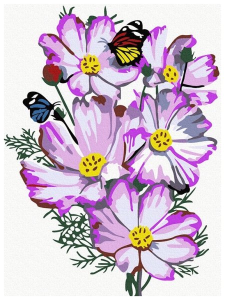 Космея рисунок для детей