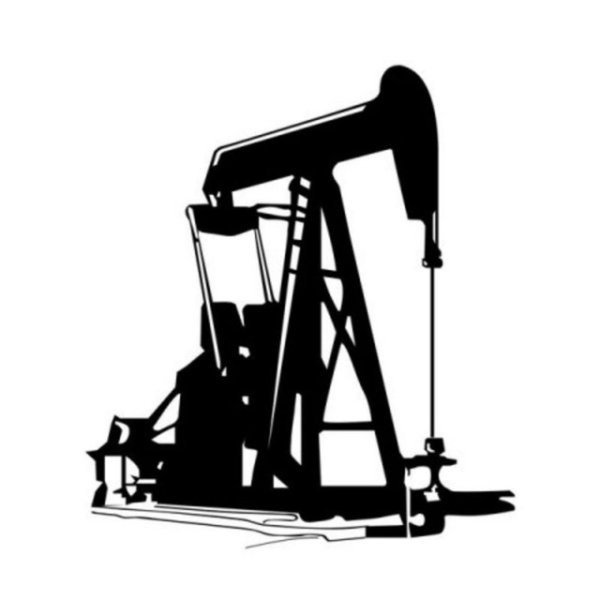 Нефтяная качалка вектор