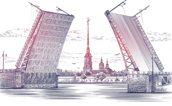 Санкт-Петербург иллюстрации