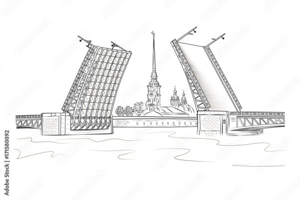 Петербург иллюстрации