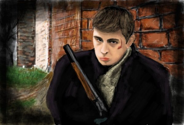 Сергей Бодров граффити