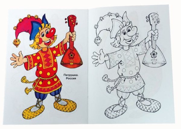 Раскраска клоуны для детей