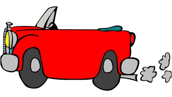 Машина едет для детей