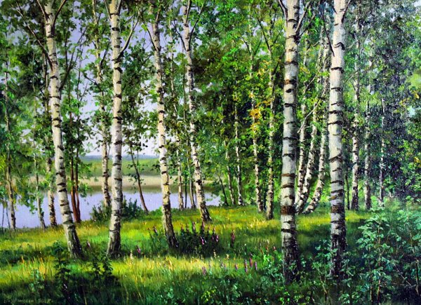 Левитан березы опушка леса