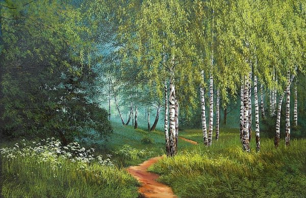 Художник Александр Былич лес