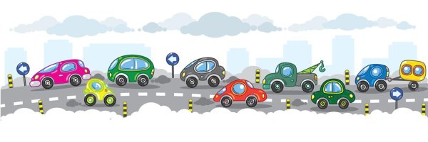 Движение автомобиля анимация