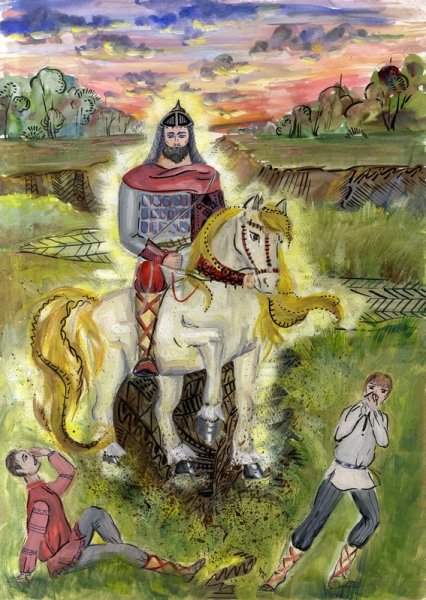 Лиса плясунья Чувашская народная сказка