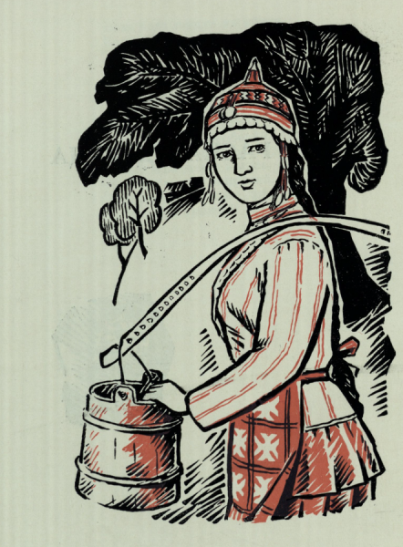 Бритвин иллюстрации к чувашским сказкам