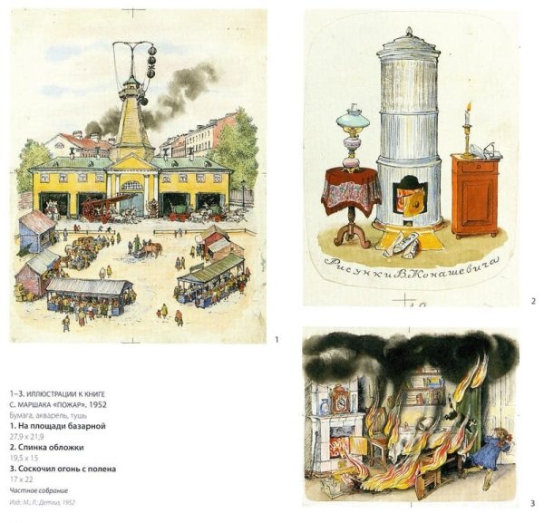 Художник Владимир Конашевич иллюстрации Маршака