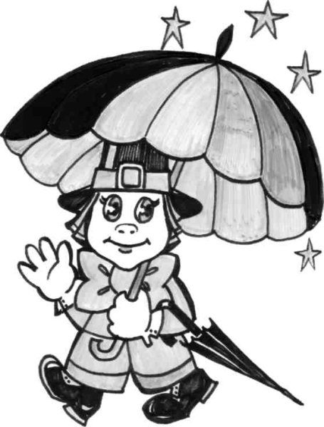 Сказка Оле Лукойе раскраска