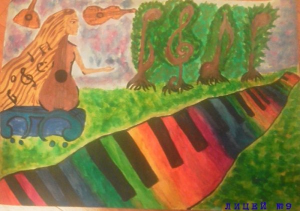 Картина на тему звучащая природа